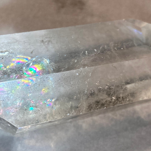 レインボークォーツ✨ エンジェルブレッシング ダブルポイント 水晶 