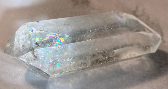 レインボークォーツ✨ エンジェルブレッシング ダブルポイント 水晶 