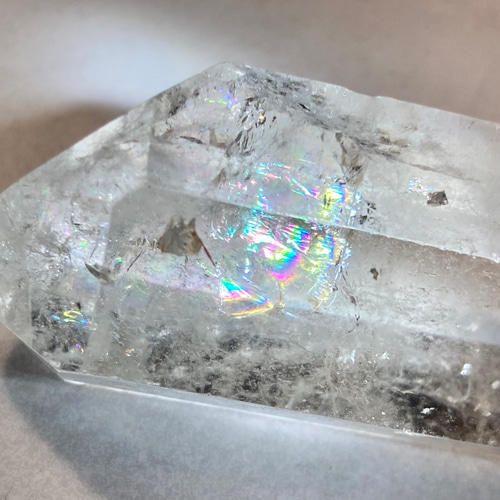 レインボークォーツ✨エンジェルブレッシングダブルポイント 水晶