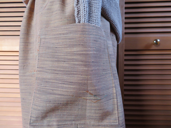 ウールのもんぺパンツ　９２ｃｍ　着物リメイク 4枚目の画像