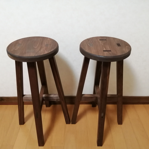 木製スツール　座面幅30cm×高さ65cm　丸椅子　stool　猫犬 木製スツール 座面幅30cm×高さ65cm 丸椅子 stool 猫犬 挟