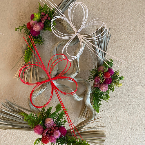 ❤️新作❤️キュートなお飾り〈オリジナルお正月飾り2023〉しめ縄