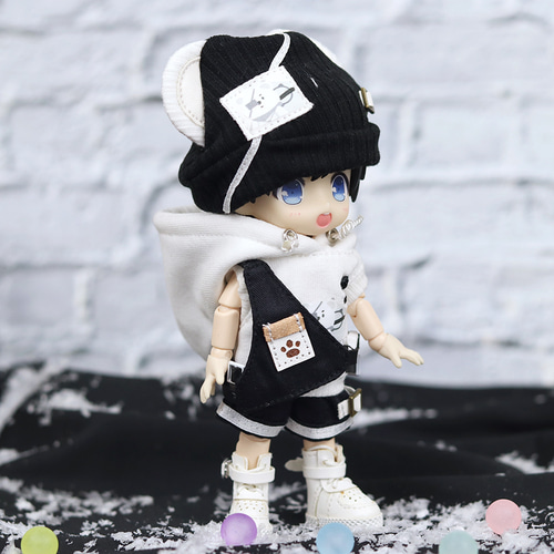 オビツ11 黒白酷熊セット 1/12ドール服 ドールウェア gsc OB11