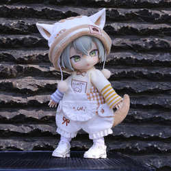 オビツ11  双子の猫ちゃん  1/12ドール服  ドールウェア  gsc  OB11 6枚目の画像