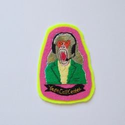 野猿コールセンター刺繍ワッペン 1枚目の画像