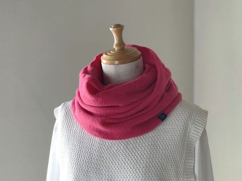 【creema限定】 純カシミヤねじりリスヌード  pink