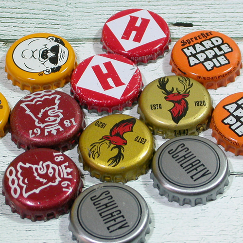 ♛世界のドリンク / ビール王冠キャップ12個セットBRC12-pair5 DIY