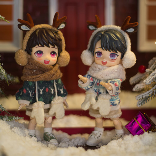 オビツ11 エルクのセーターセット 1/12ドール服 ドールウェア gsc OB11