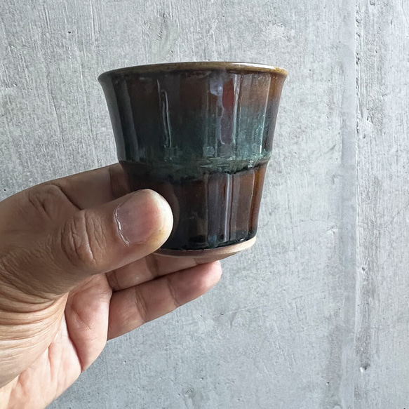 可堆疊存放的迷你杯 慢速杯 茶杯 清酒杯 Ochoco 高取器皿 高取器皿 迷你杯 濃縮咖啡 第6張的照片