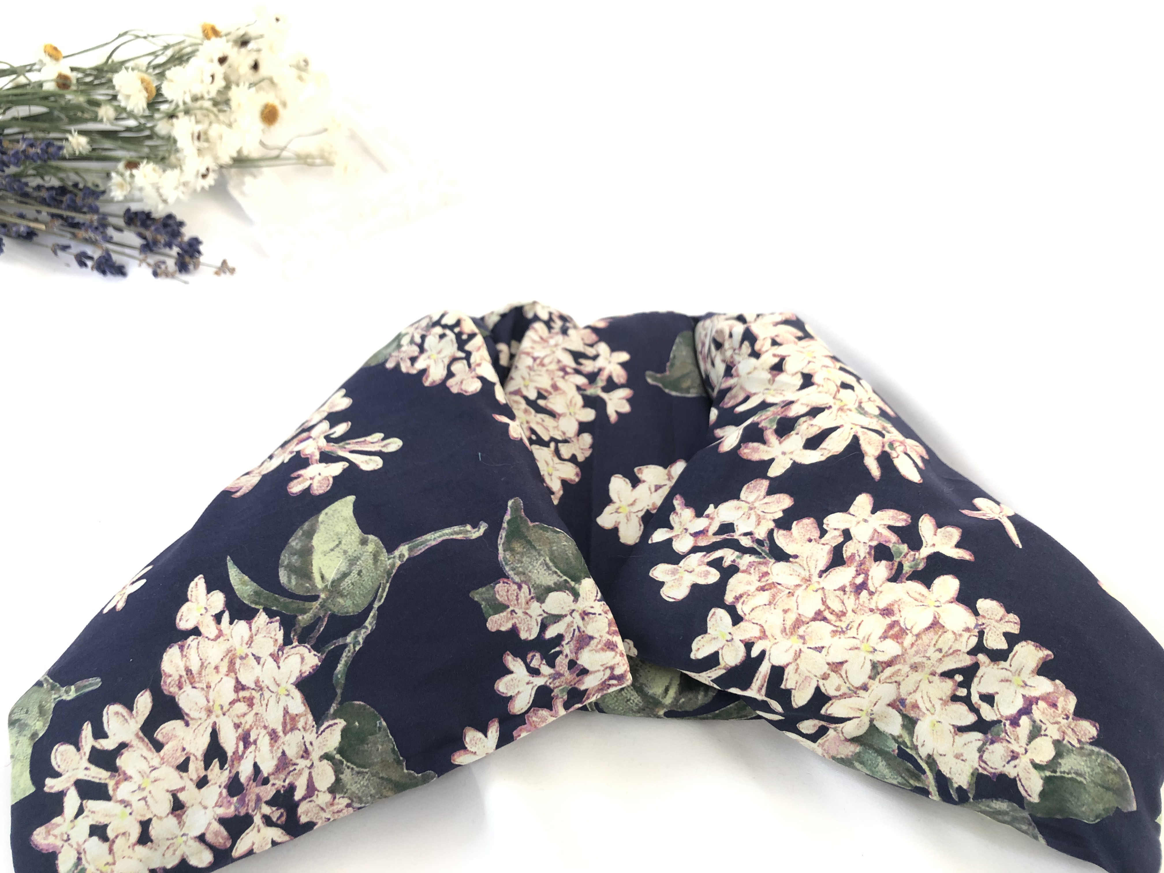 身体の芯まで温まる！あずきとハーブのホットパット　リバティライラック　肩こり腰痛生理痛冷え性