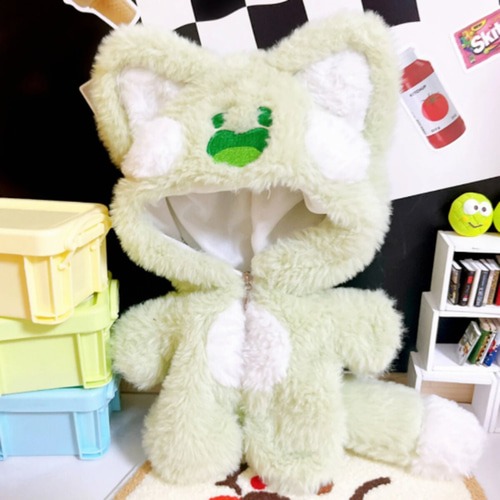ぬいぐるみ着せ替え服 20cm ぬい服 ぬいぐるみ服 ＜ふわふわ猫ちゃん