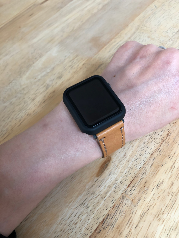 【本革】Apple Watchレザーベルト男女兼用 8枚目の画像