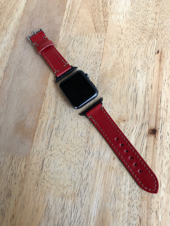 【本革】Apple Watch レザーベルト 男女兼用 6枚目の画像