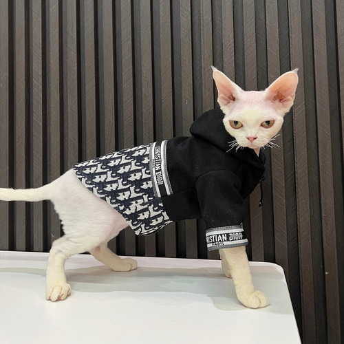 未使用　ケイトスペード　猫　パーカー　ねこ　ネコ　トレーナー 猫楠パーカー Color チャコール | Yokai-Shop