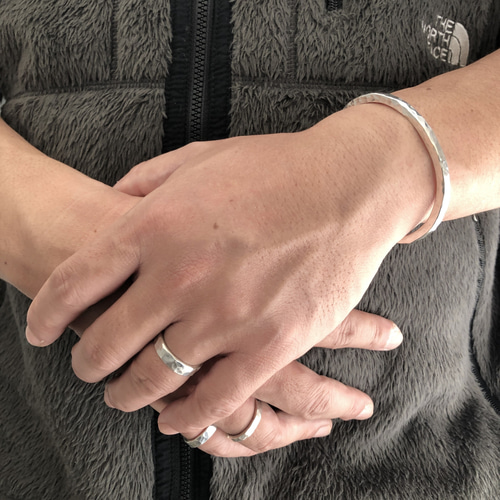 シルバー925 バングル（手首周り約17cm） Silver Bangle -Plain- シルバー バングル – yuzen-official