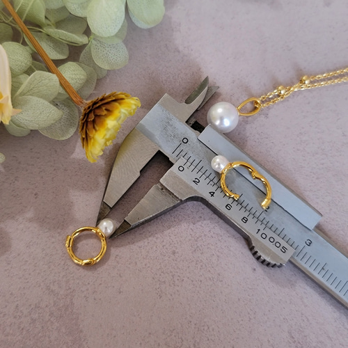 【STONEHENgE】シルバー素材 ローズゴールドネックレス SC1307 ANJA PEBBLES ゴールドトーン ブラス チェーンネックレス