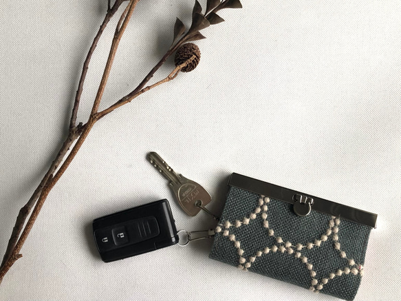 キーケース】 ミナペルホネン tambourine タンバリン グレー キー