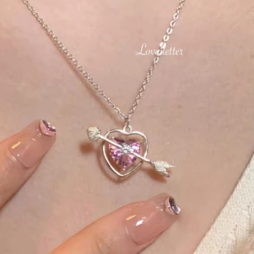 ピンクビジューがCUTE♡CHANEL シルバーネックレス ピンク 1908244007.jpg?1695279193