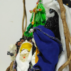 『聖家族』イエス降誕際　ベツレヘム　聖書　クリスマス　聖夜　十字架　子羊　パーティー　創作人形　プレゼント　 10枚目の画像
