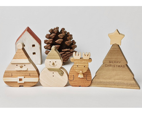 クリスマスの飾りセット サンタクロース トナカイ スノーマン