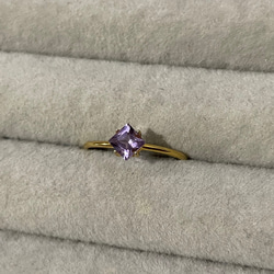 Classy ring ... pink Amethyst 7枚目の画像