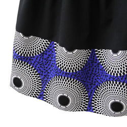 アフリカ布 × ビエラ スカート｜柔らかく優しい肌触り ロングスカート 7枚目の画像