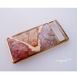 #farfalla 流動アートのスマホケース（iPhone/Android TPUバンパー ） 7枚目の画像