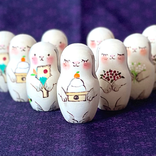●ハンドメイド　うさぎマトリョーシカ 000000001097.jpg