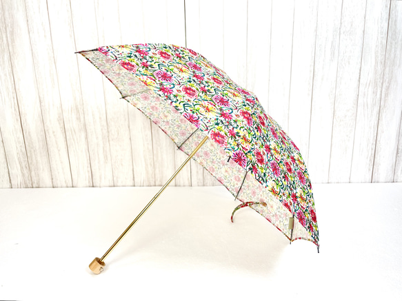 【✳︎花柄✳︎折りたたみ日傘】HiraTen parasol 1枚目の画像