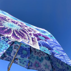 【✳︎数量限定✳︎花柄✳︎折りたたみ日傘】HiraTen parasol 11枚目の画像