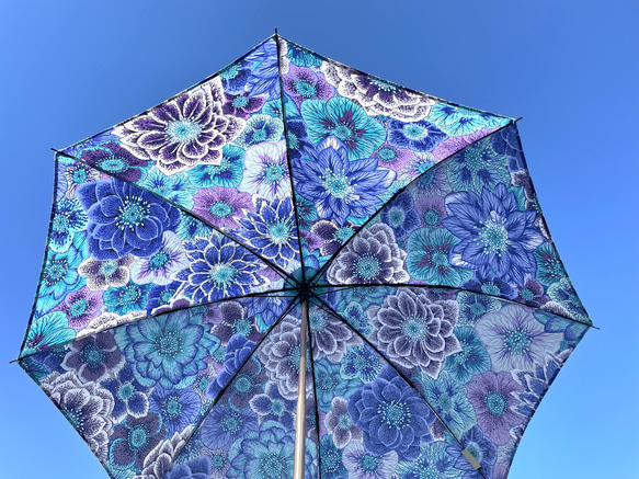 【✳︎数量限定✳︎花柄✳︎折りたたみ日傘】HiraTen parasol 15枚目の画像