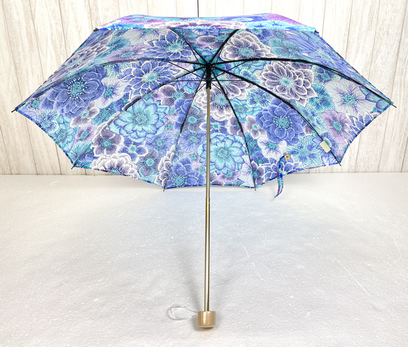 【✳︎数量限定✳︎花柄✳︎折りたたみ日傘】HiraTen parasol 5枚目の画像