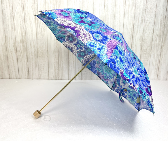 【✳︎数量限定✳︎花柄✳︎折りたたみ日傘】HiraTen parasol 4枚目の画像