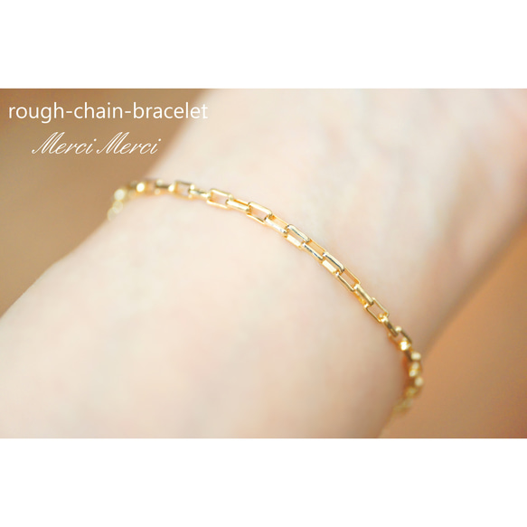 rough-chain-bracelet...ラフチェーンブレスレット 1枚目の画像