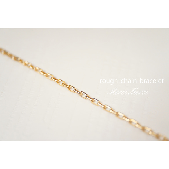 rough-chain-bracelet...ラフチェーンブレスレット 3枚目の画像