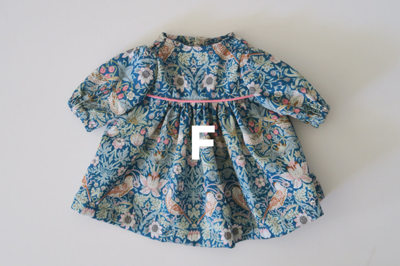 Liberty print ソランちゃんレミンちゃんのお洋服セット 8枚目の画像