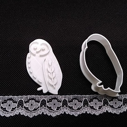 ♪貓頭鷹形狀的餅乾模具/Owl-shaped cookie cutter 第3張的照片