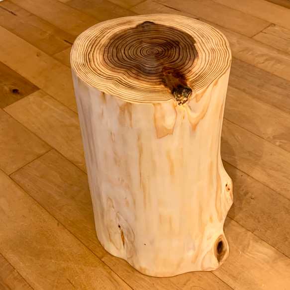 Sugi  Wood  Stool 【oil finish】No.113 2枚目の画像