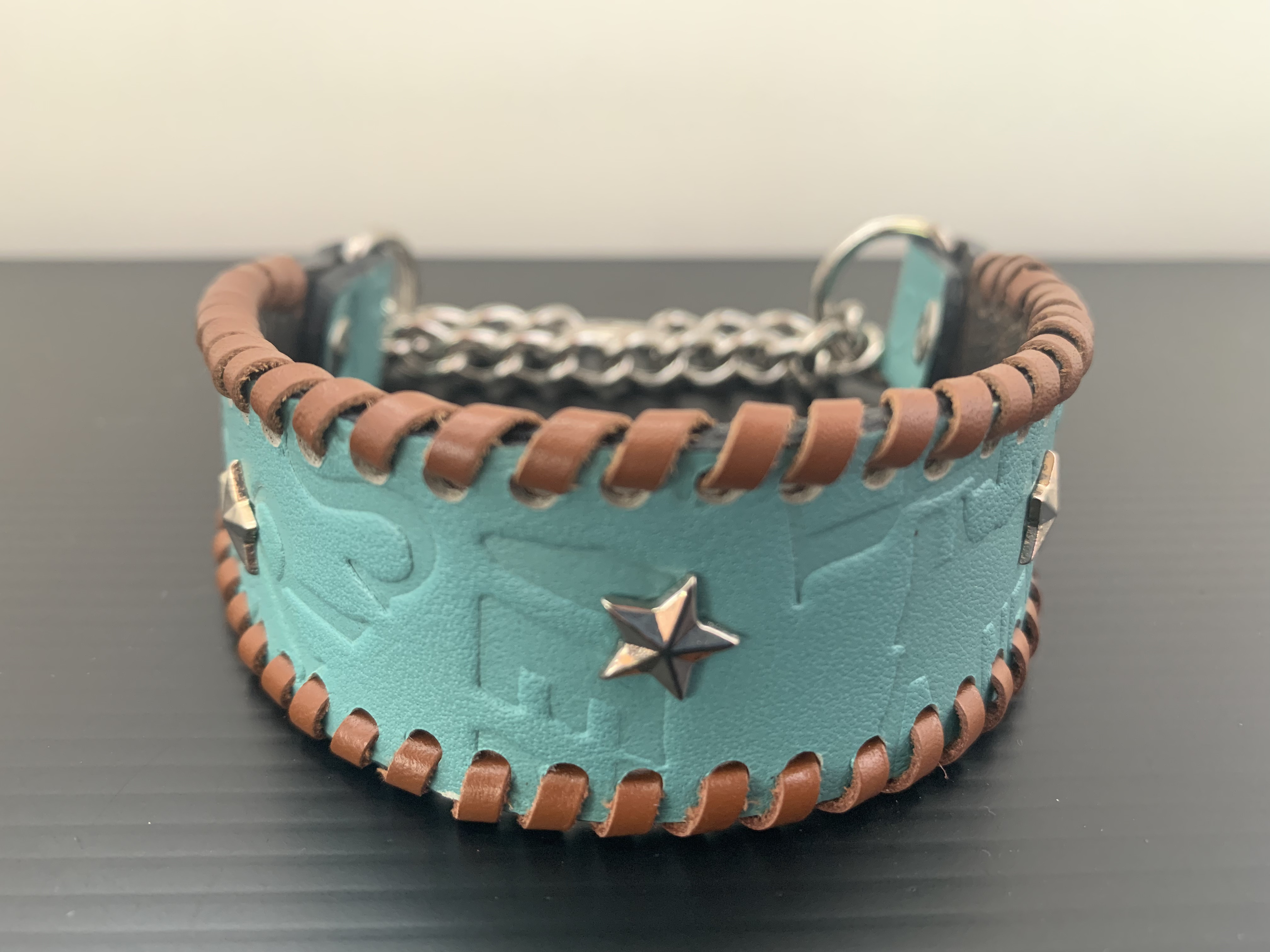 犬の本革ハーフチョークNo.197(小型犬)