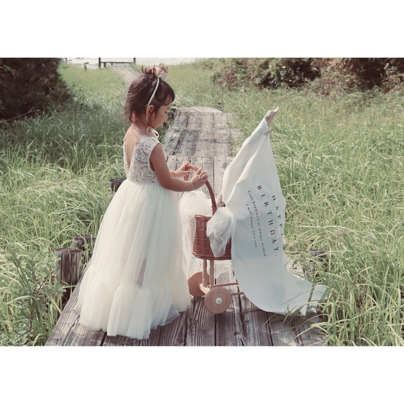 ［ Birthday Tapestry ］wide - simple - | コットンリネン | 誕生日飾り | 誕生日 11枚目の画像