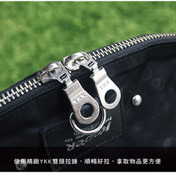 【KOPER】Qingshuwumei-Nylon 三つ巴バッグ Fashion Black (Made in Taiwan) 7枚目の画像