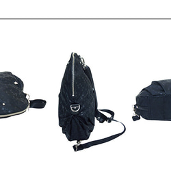 【KOPER】Light Cooked Dance Beauty-Nylon 3-Purpose Bag ワインレッド（台湾製） 5枚目の画像