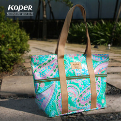 【KOPER】Colorful Fun-Alice Qiaona Bag A4 Lake Green (Made in Taiw 1枚目の画像