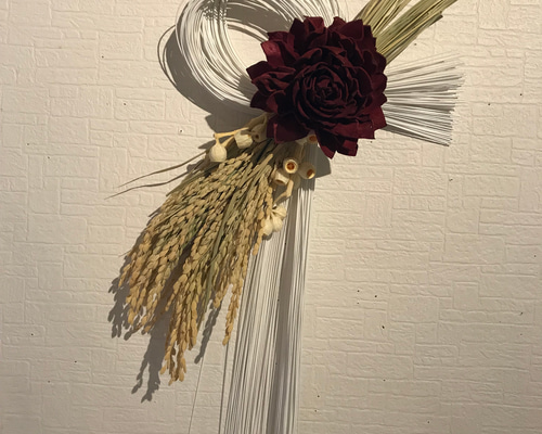 白いお正月飾り　597 白いお正月飾り597