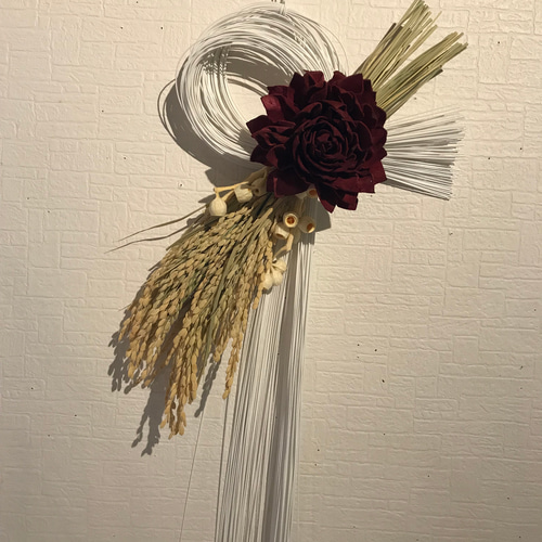 お正月飾り しめ飾り 白 しめ縄・しめ飾り licom 通販 15102931