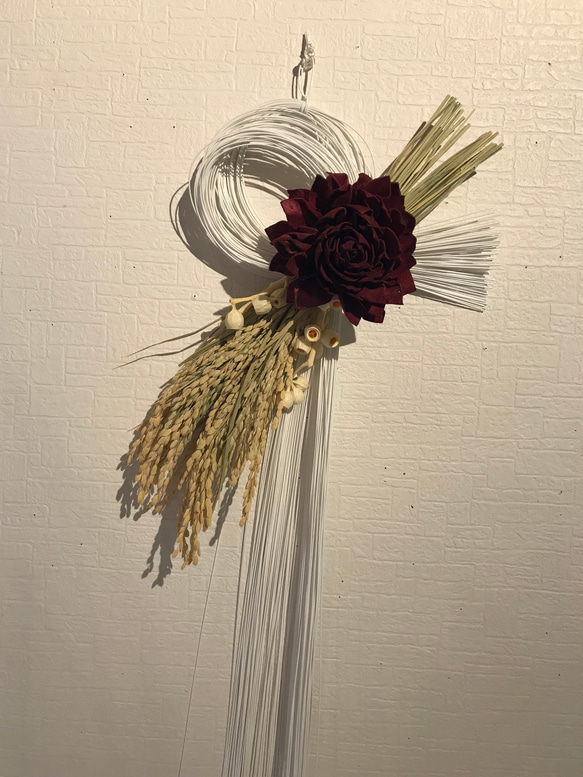 白いお正月飾り　597 白いお正月飾り 597