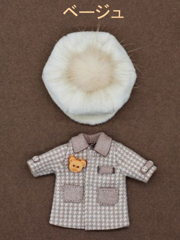 オビツ11  可愛い熊コートセット  1/12ドール服  ドールウェア  gsc  OB11  冬暖かい 8枚目の画像