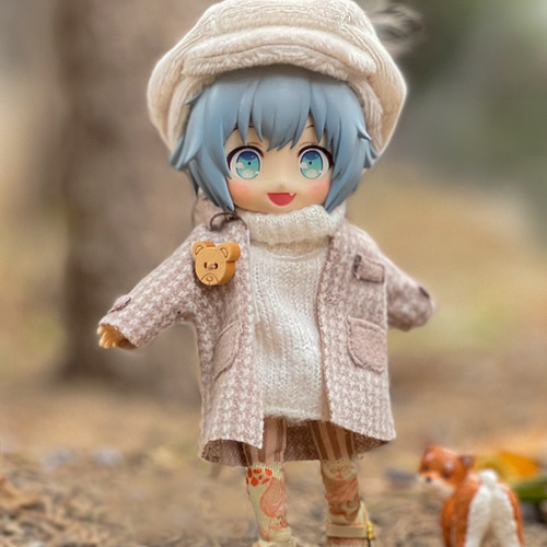 オビツ11 可愛い熊コートセット 1/12ドール服 ドールウェア gsc OB11