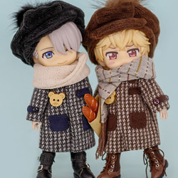 オビツ11 可愛い熊コートセット 1/12ドール服 ドールウェア gsc