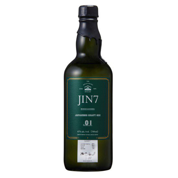 母の日 JIN7 series 01 700ml 国産 jin ジン リキュール お酒 ギフト プレゼント アルコール 1枚目の画像